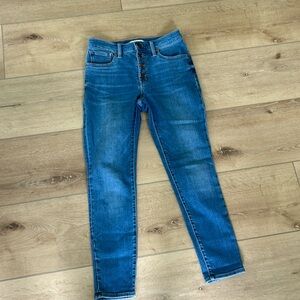 Madewell jeans 9” midrise skinny crop size 24